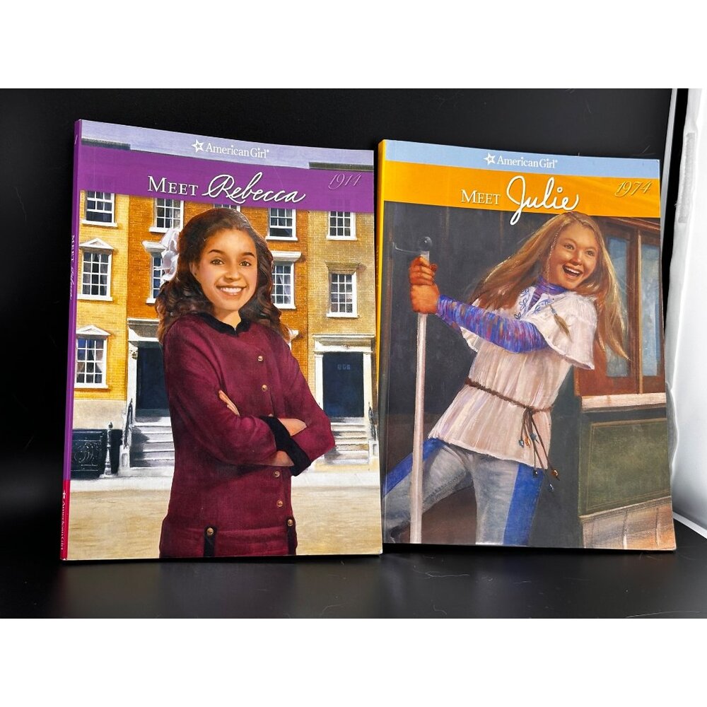 Meet Rebecca Meet Julie‎ American Girl Books Lot of 2 Softcover